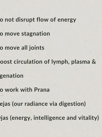During 'Ritusandhi' (the transition between seasons), we use 'Tapas' (disciplined practice) to move stagnation, boost circulation, and work with Prana, Tejas, and Ojas for vitality.