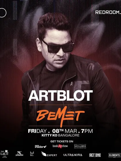 My poster for a Friday night at Kitty Ko, supporting BEMET. I played the closing set, taking the energy high into the early hours.