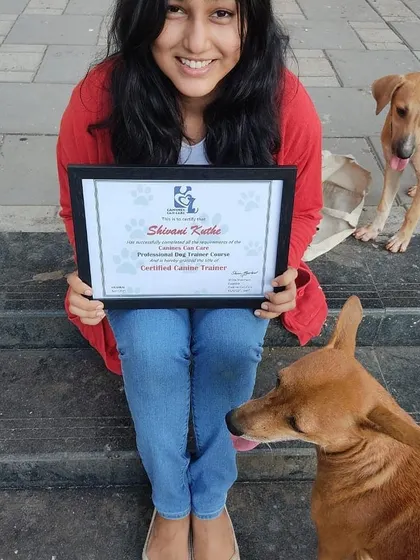 Holding my official certification as a Certified Canine Trainer. This isn't just a piece of paper; it's a promise to you and your dog that I will always use kind, scientific, and effective methods to help you build a better relationship.