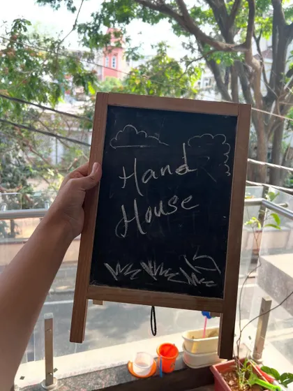 Today's quirky project: turning a hand outline into a house. We love activities that show kids how to see the world in new and imaginative ways.