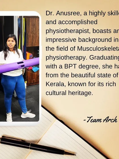 An introduction to Dr. Anusree, a skilled physiotherapist from Kerala who has joined our team.