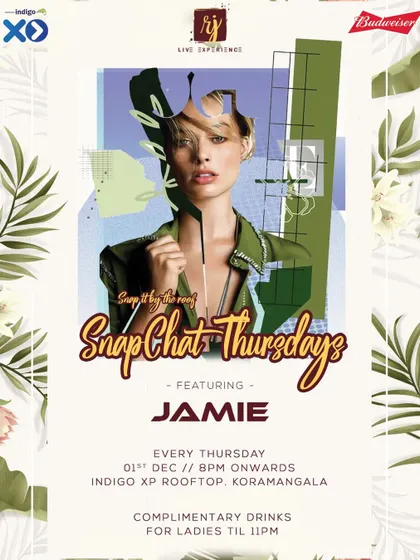 "Snapchat Thursdays" was a weekly themed night at a rooftop venue. It was all about creating picture-perfect moments with groovy house and commercial music.