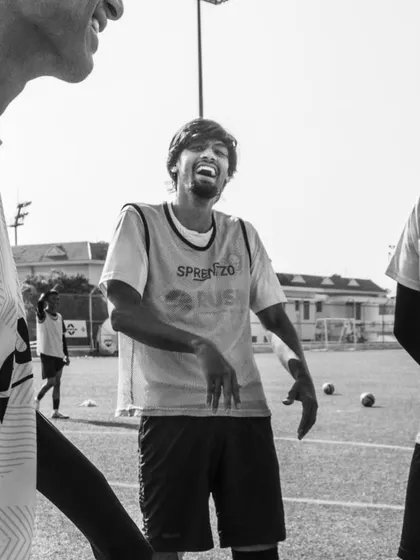Aayush "Iceman" Koshy, sharing a light-hearted moment with teammates. We work hard, but we also enjoy the journey.