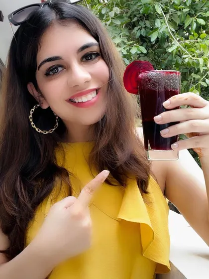 Here I am with my famous BBC (Beetroot, Berries, Carrot) juice! I was so excited to share the recipe and its skin-glowing benefits in an article for Cosmopolitan India. It’s proof that the simplest, most natural ingredients can give you amazing results.