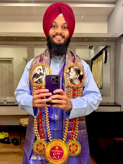 A selfie after receiving the fellowship award in 2024. I feel truly blessed, grateful, and thankful to God for these honors.