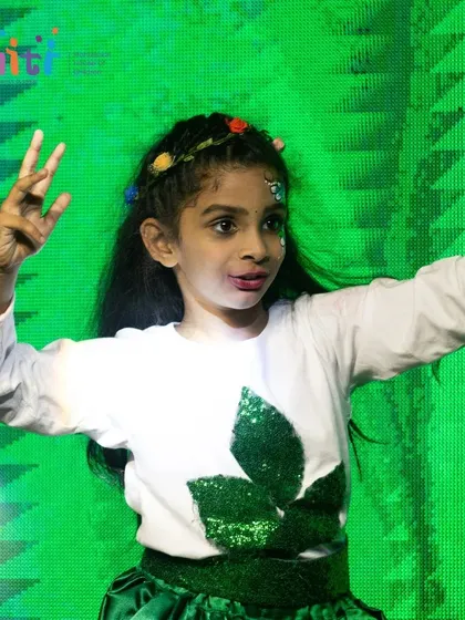 A graceful performer from the Bhumi segment, her movements representing the beauty of nature.