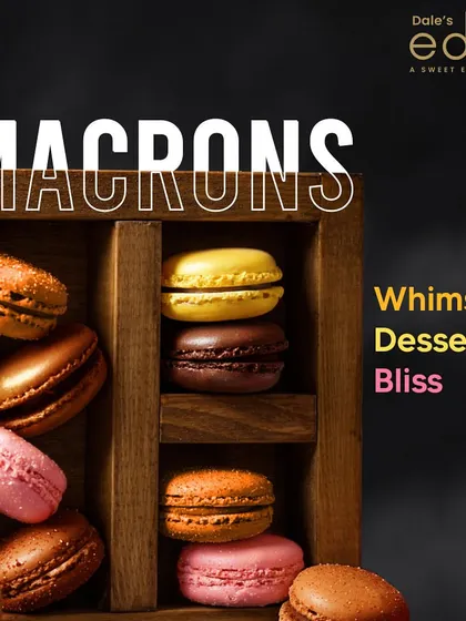 Small, sweet, and simply irresistible. Our assorted macarons are a whimsical dessert bliss.