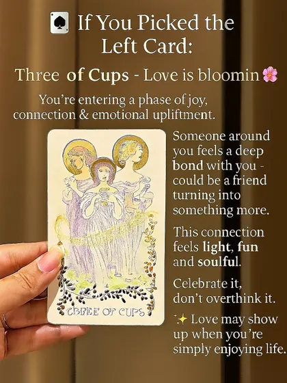 Wondering what's next in your love life? This 'Pick a Card' reading reveals the immediate future, from blooming connections and emotional fulfillment to the arrival of a mature, transformative love.