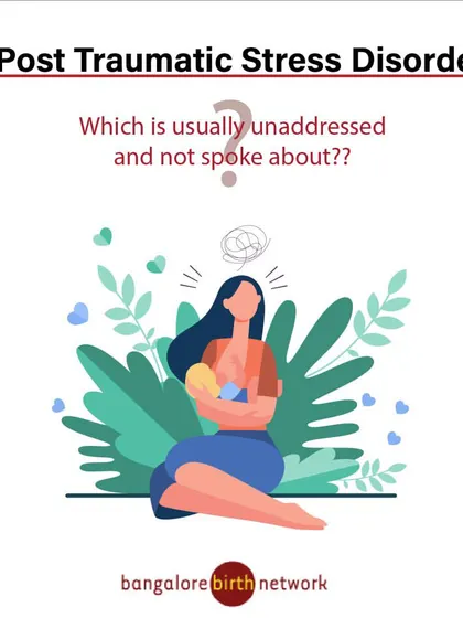 Post-Traumatic Stress Disorder (PTSD) after childbirth is a real and serious condition that is often not spoken about. Many women fear judgment, but speaking about a traumatic birth experience is crucial for healing. We provide a safe space to talk.