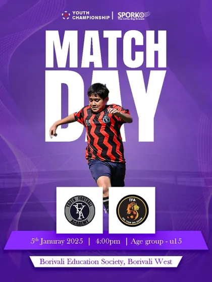 Match day for our U15s in the Youth Championship. Our young players are ready to showcase their talent and passion.
