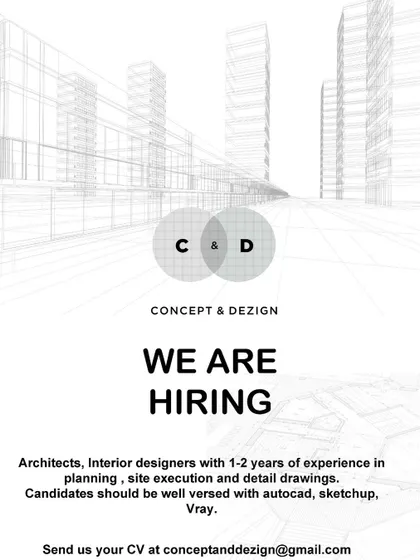 Concept & Dezign in Navi Mumbai is hiring for multiple roles.