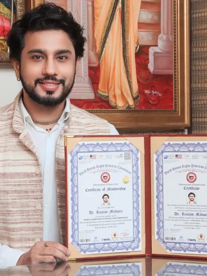 My certificates of Doctorate and Membership from the World Human Rights Protection Commission. I am grateful for this honor.