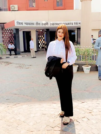 Back at Tis Hazari Courts. I believe in planting the seeds of hard work every day, because that is what ultimately leads to a successful harvest in the courtroom.