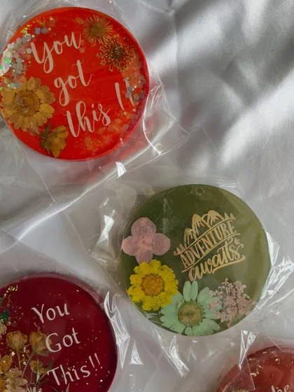 "Adventure Awaits" and "You Got This." These magnets are small daily reminders, perfect for gifting to someone who needs a little encouragement.