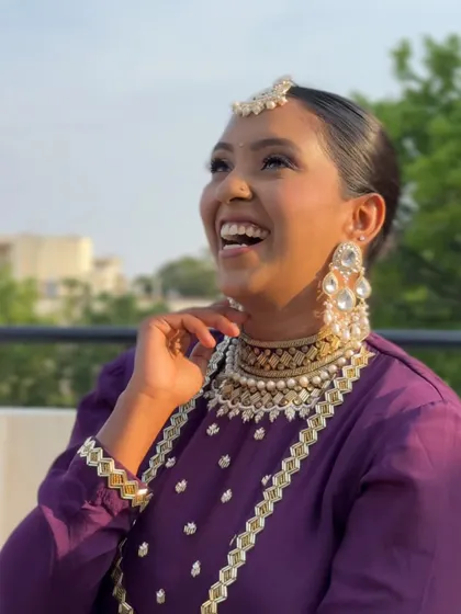 More examples from my portfolio of glamorous ethnic and festive makeup, showcasing a variety of styles, color palettes, and complete looks for different celebrations.