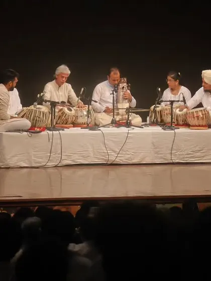A tribute performance to the maestro Ustad Zakir Hussain ji. Sharing the stage with my Guru Ustad Fazal Qureshi ji and other esteemed artists for this occasion was a moment of immense gratitude.