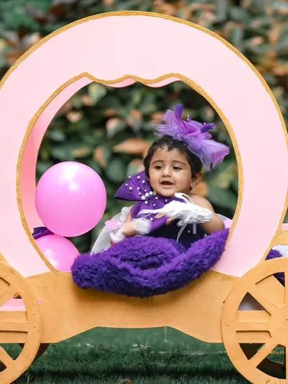 A playful 'Mickey Mouse Clubhouse' themed birthday party, with bright colors, character cutouts, and a fun balloon arch, creating a joyful atmosphere for little ones.
