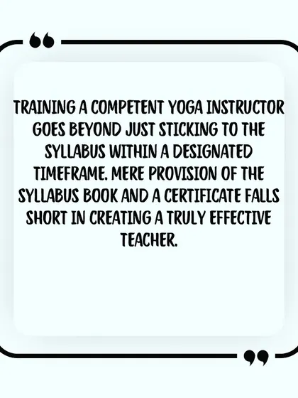 A truly effective teacher is not created by just a syllabus book and a certificate. Our training goes beyond the curriculum to instill the real qualities of a competent yoga instructor.
