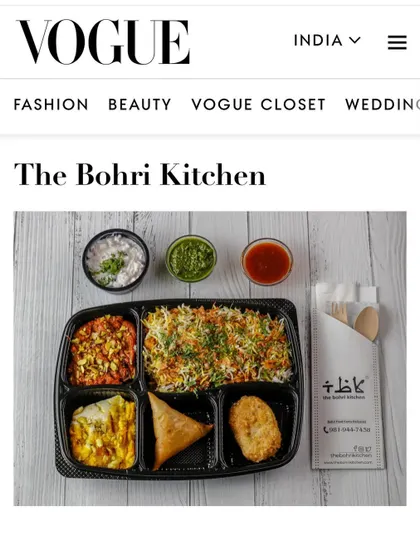 I am incredibly proud to have my work featured in leading publications like Vogue India. This screenshot showcases my photography for The Bohri Kitchen, highlighting my experience in creating visuals that meet the highest editorial standards.