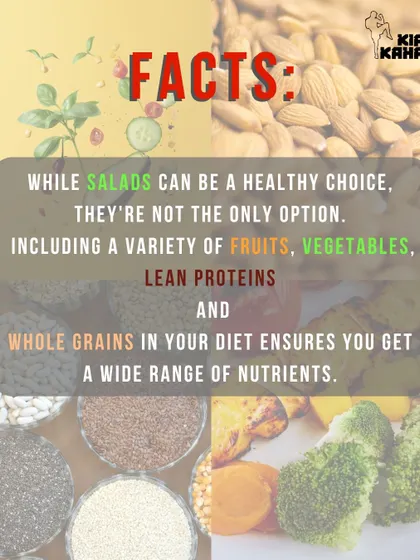 A duplicate of 163. Don't just stick to salads. Fuel your body for our intense workouts with a balanced diet of whole foods.