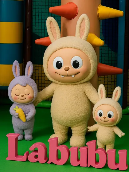 Come meet Labubu and his friends! These adorable characters are part of the fun at our play zone, creating a world where imagination meets adventure.