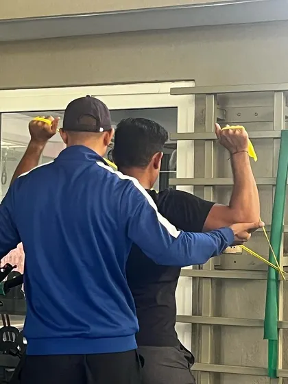 Our sports science team is dedicated to the health of our players. Here, our physios work one-on-one with athletes on injury prevention exercises, mobility work, and rehabilitation, ensuring they stay healthy and strong.