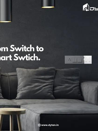 I can help you move from a basic switch to a smart switch. This installation in a contemporary living room shows how our panels blend seamlessly into a sophisticated decor.
