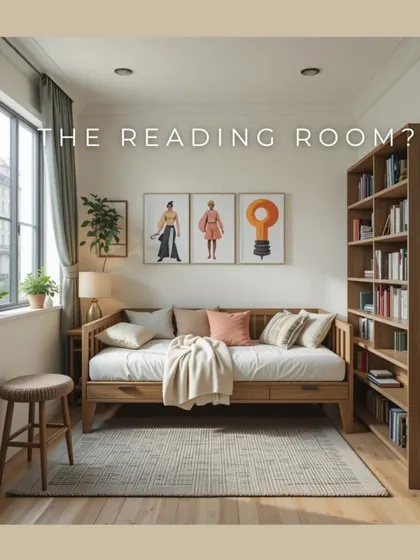 A reading room is the ultimate comfort space for a book lover. I design these nooks with cozy seating, ample shelving, and good lighting to create the perfect escape.