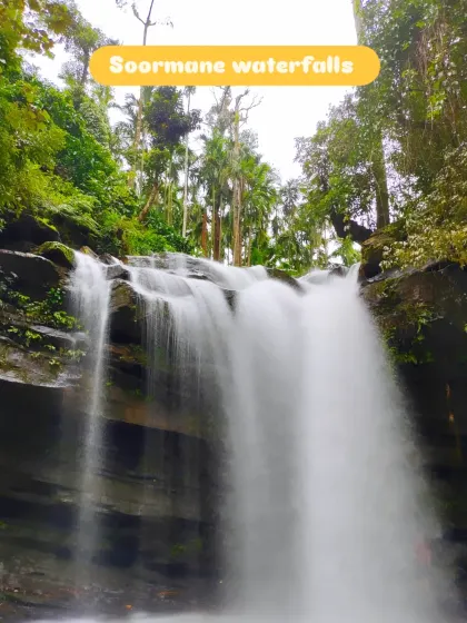 The beautiful Soormane waterfalls, a must visit spot on my Nethravathi trek.