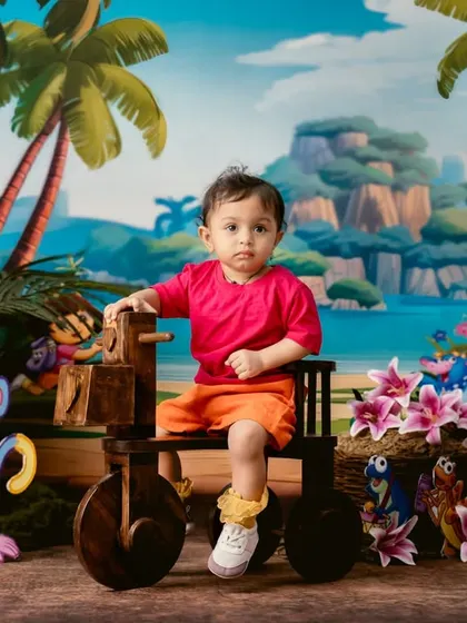 A colorful Dora the Explorer themed shoot, perfect for fans of the adventurous character.
