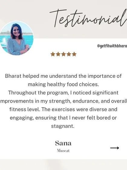 Sana noticed significant improvements in her strength and endurance. She found the exercises diverse and engaging, so she never felt bored.