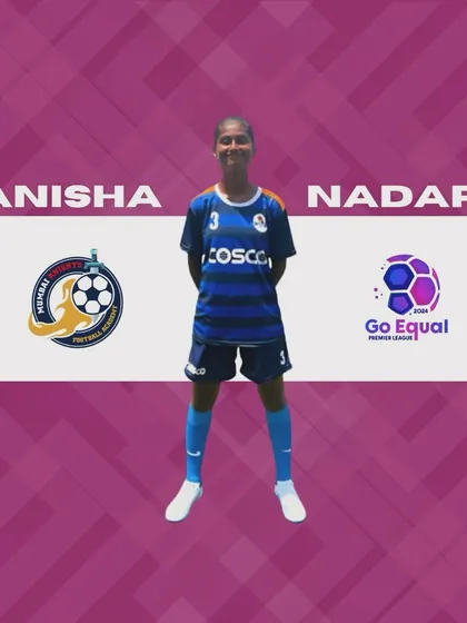 Our academy player Anisha Nadar has been selected by Kickstart FC for their residential academy on a scholarship, a proud moment for us.