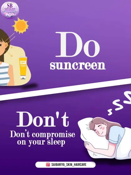 A crucial winter skincare reminder: DO wear sunscreen every single day, and DON'T compromise on your sleep. Your skin repairs itself while you rest.