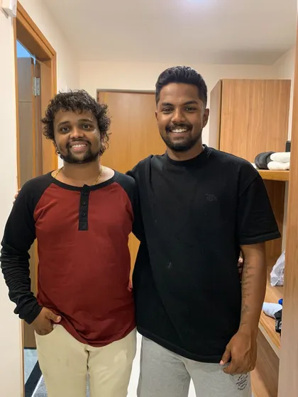A proud moment with Karnataka's own Nikin Jose.