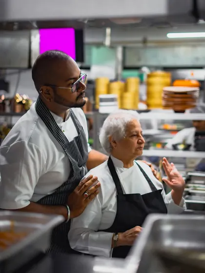In my kitchen, a friendship brews between the food of home and the fine-dining experience of Roxie, as Chef Viveq and Chef Talreja collaborate.