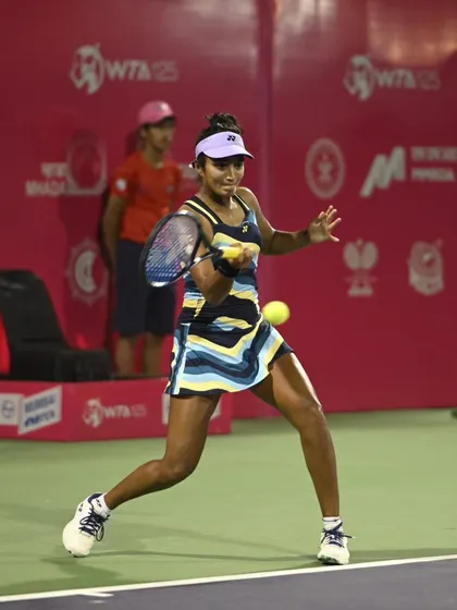 This was one of the biggest matches of my career, defeating the top seed and a top 100 player for the first time at the Mumbai Open. This collection captures the emotion and aggressive baseline game that led to the victory.