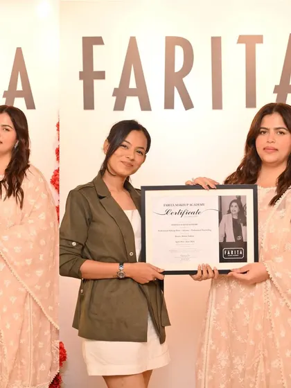 A proud moment for both me and my student. This certificate is the key to her new career.