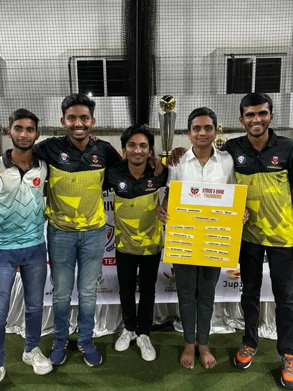 The Strive & Shine Thunders team is all set after the SSPL auction. We are excited to see them perform in the tournament.