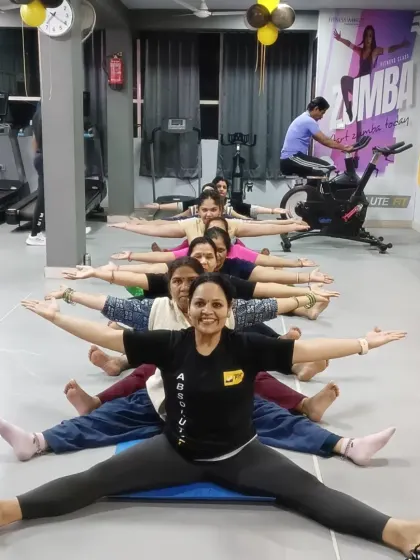 Yoga is also about finding joy and connection. Creating fun shapes together like in this group pose builds trust and brings laughter to our practice. It reminds us not to take ourselves too seriously.
