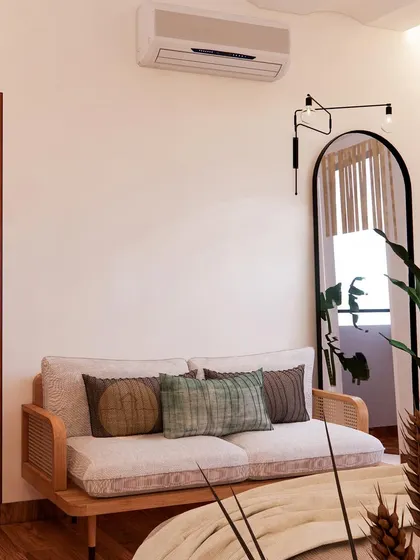 A collection of our bedroom designs, showcasing various styles from modern minimal to ethnic traditional. Each space is crafted to be a unique sanctuary, featuring custom furniture, layered lighting, and thoughtful details.