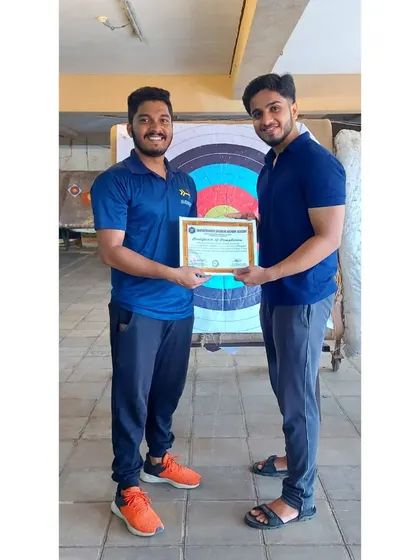 Two students from our August 2023 basic batch, celebrating their course completion. It's great to see friends learn together.