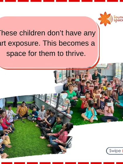 A feature in Mid-Day quoting us on how these classes become a space for children with no other art exposure to thrive.