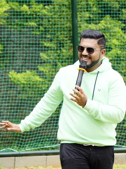Sometimes you just have to lose yourself in the flow of the moment. A candid shot while facilitating a corporate team outing.