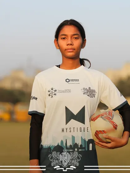 A portrait of a Dream Team player, ball in hand, ready for action. Each player brings a unique skill set and unwavering dedication to the squad.