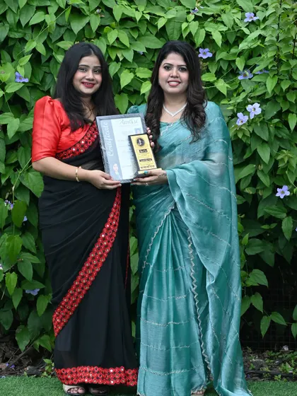 Celebrating the achievement of another graduate from my Panvel academy. Her dedication throughout the course was inspiring, and I am confident she will go on to do amazing things in the makeup industry.