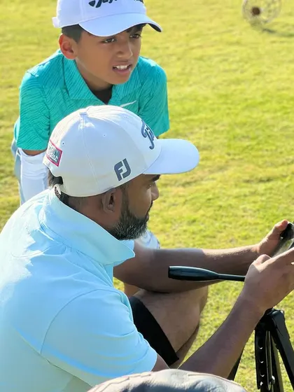 When new young players join us, we focus on building a strong foundation by educating, not just instructing. We empower them with the knowledge to improve, as seen here with Coach Madhusudan working with a talented 9-year-old.