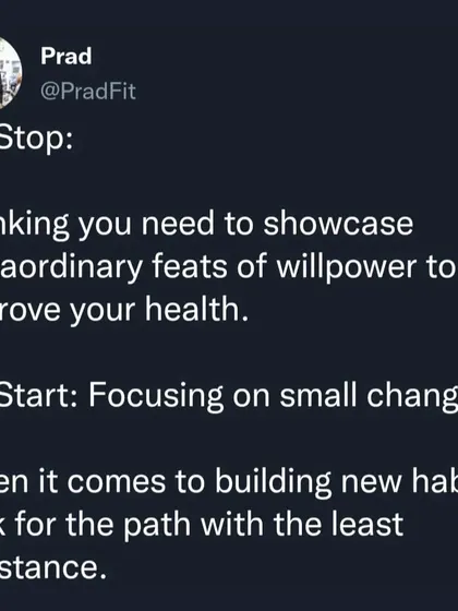 Based on 10 years of coaching, I've identified common mistakes people make when trying to lose fat. This series presents a simple "Stop/Start" framework. For example, stop working out from a place of self-loathing and start working out from a place of self-improvement.