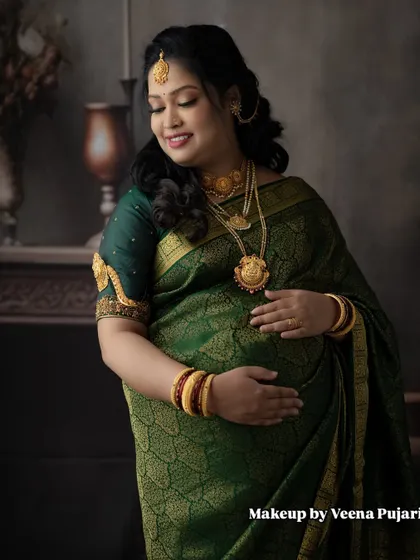 A happy and glowing mom-to-be. These portraits are a wonderful way to cherish the memories of pregnancy.
