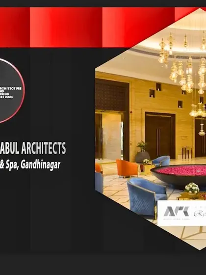 This graphic celebrates our win for the Taj Wellness Resort & Spa at the AADF Architecture and Design Fest. This project is a testament to our commitment to creating interiors that are both beautiful and meaningful.