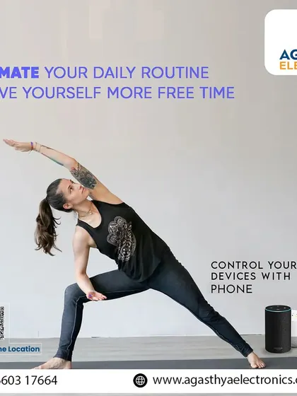 Automation frees up your time for what matters. By setting up smart routines for your lights, climate, and music, our system helps you create the perfect environment for your daily activities, like a morning yoga session.